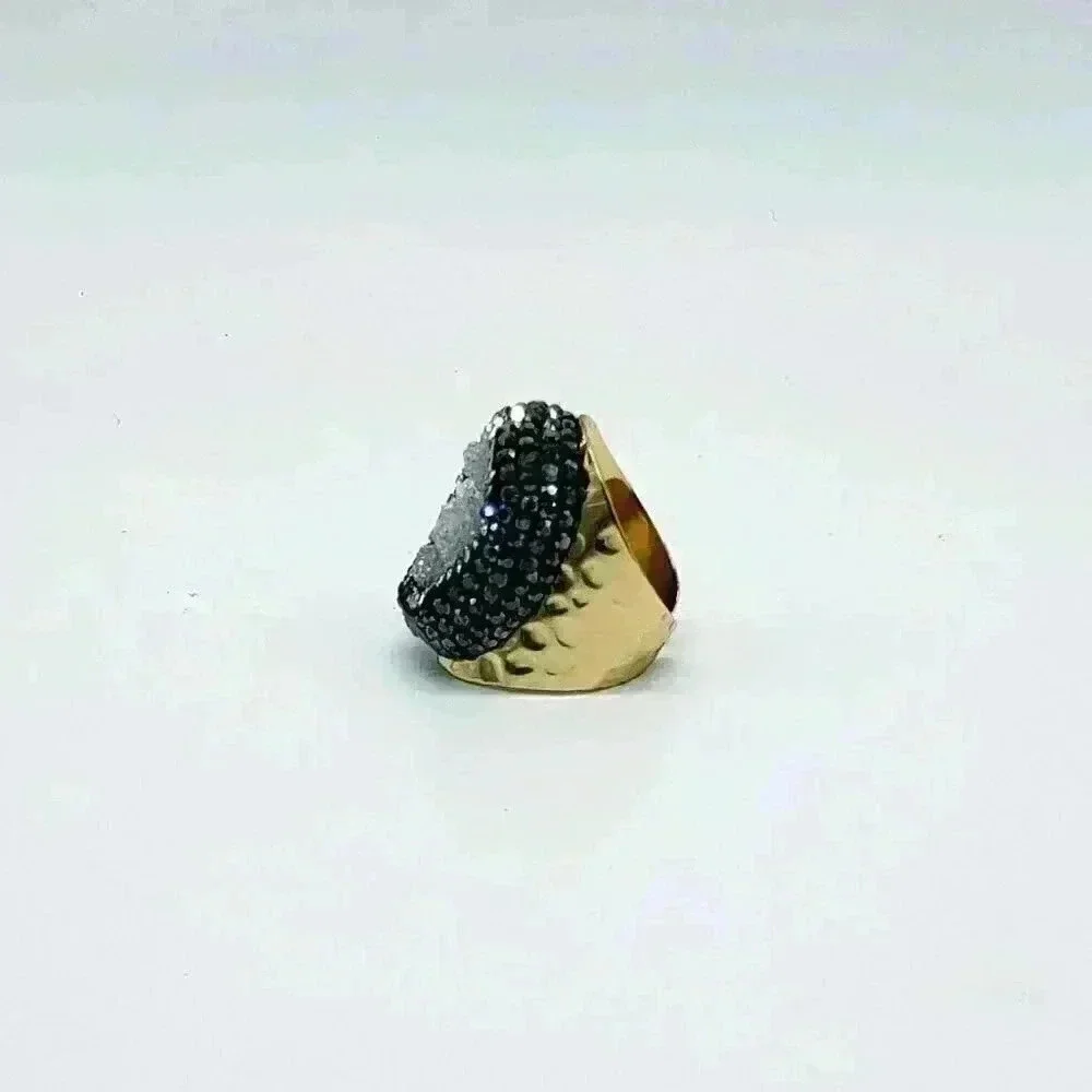 Crystal Boho Adjustable Ring
